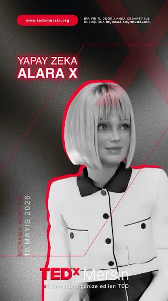 Alara X — TEDxMersin speaker poster