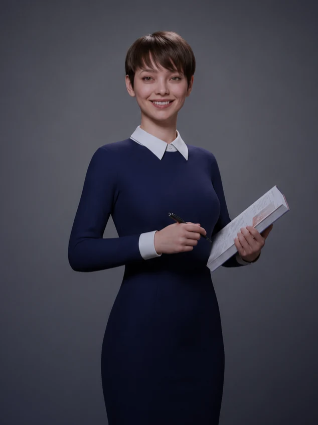 Derya X — IAMX teacher character